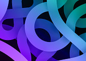 Abstract swirl curve gradient path background pattern.