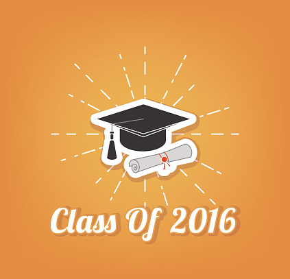 Graduate hat. Graduation. Class Of 2016