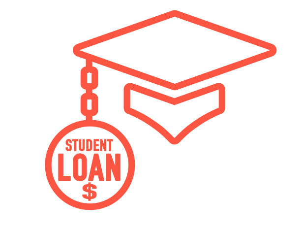 Graduate Student Loan Icon - Student Loan Graphics for Education Financial Aid or Assistance, Government Loans, and Debt Graduate Student Loan Icon - Student Loan Graphics for Education Financial Aid or Assistance, Government Loans, & DebtGraduate Student Loan Icon - Student Loan Graphics for Education Financial Aid or Assistance, Government Loans, & Debt student loan forgiveness stock illustrations