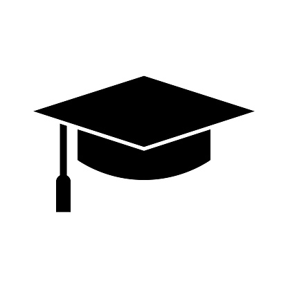 Download Graduation Cap Symbol Stock Vector Stock Illustration - Download Image Now - iStock