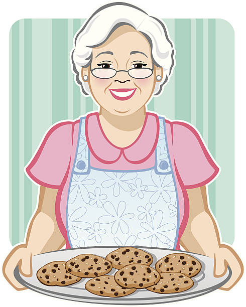 Grandma's Cookies vector art illustration