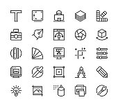 Graphic designer icons