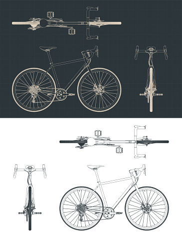Gravel bike blueprints