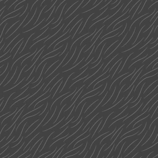회색 모피 텍스처 추상 배경 완벽 한 패턴 - 모피 stock illustrations