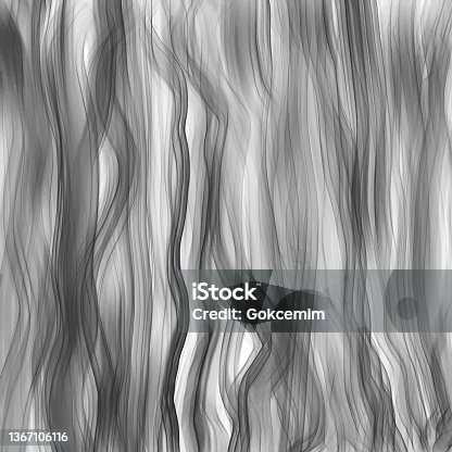 istock Gray Wave Background, Gray Lace Curtain Pattern. Brown Hand Drawn Abstract Modern Vector Background. Transparent Layered Abstract Business Template Brochure Flyer Background. 1367106116