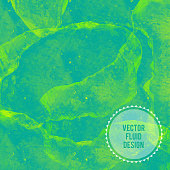 Green Abstract Fluid Background. Summer Concept Design Element.