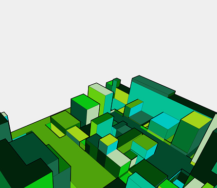 3D green architecture model