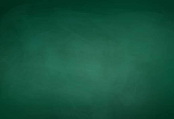 Green chalkboard background. Green chalkboard background. Vector illustration. green color stock illustrations