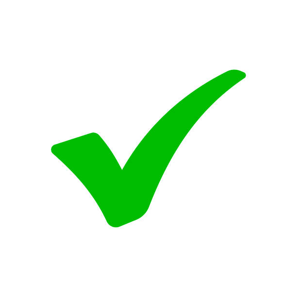 Green checkmark. Vector illustration Green checkmark. Vector illustration check mark stock illustrations