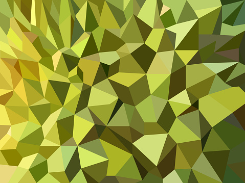 Green Durian peel low poly abstract background vector design