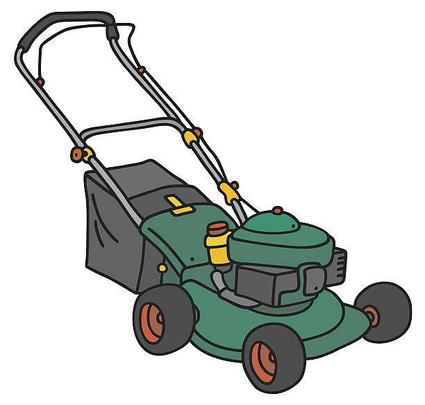 Best Lawn Mower Cartoon Illustrations, Royalty-Free Vector Graphics