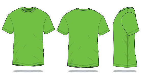 Download Ilustración de Camiseta Verde Vector Para Plantilla y más ...