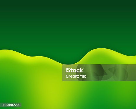istock Green Wave Spring Abstract Background 1363882290