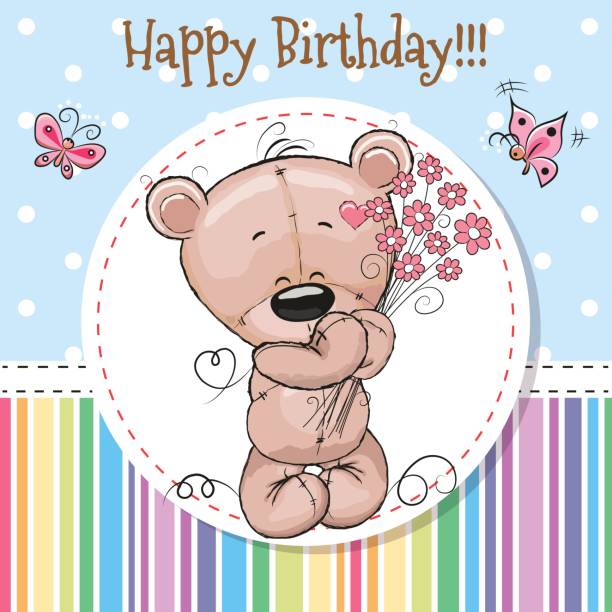Teddy Bear Roses Drawing Illustrations, Royalty-Free Vector Graphics ...