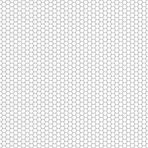 Grid seamless background. Hexagonal cell texture Grid seamless background. Hexagonal cell texture, Honeycomb, Speaker grille Vector hexagon stock illustrations