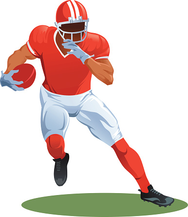 Gridiron - American Football Player Running With Ball