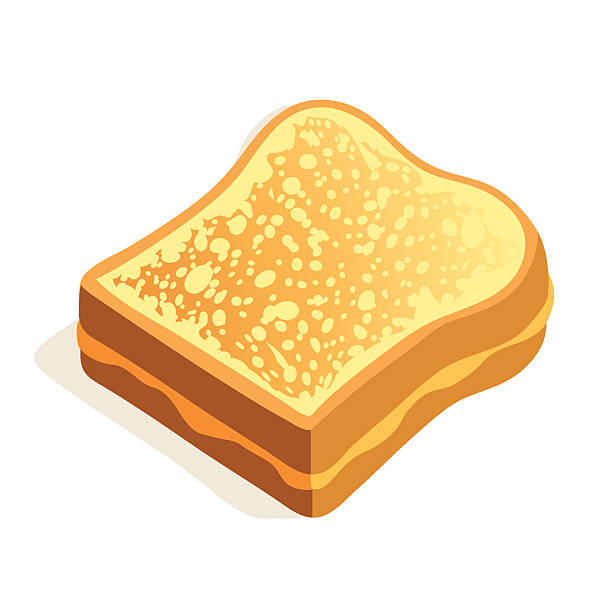 Grilled Cheese A cartoon grilled cheese sandwich. cheese clipart stock illustrations