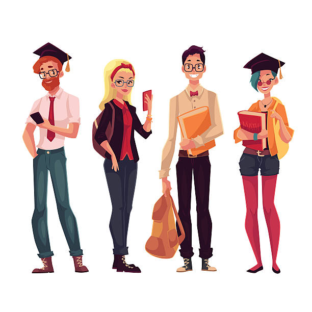 Royalty Free University Student Clip Art, Vector Images & Illustrations