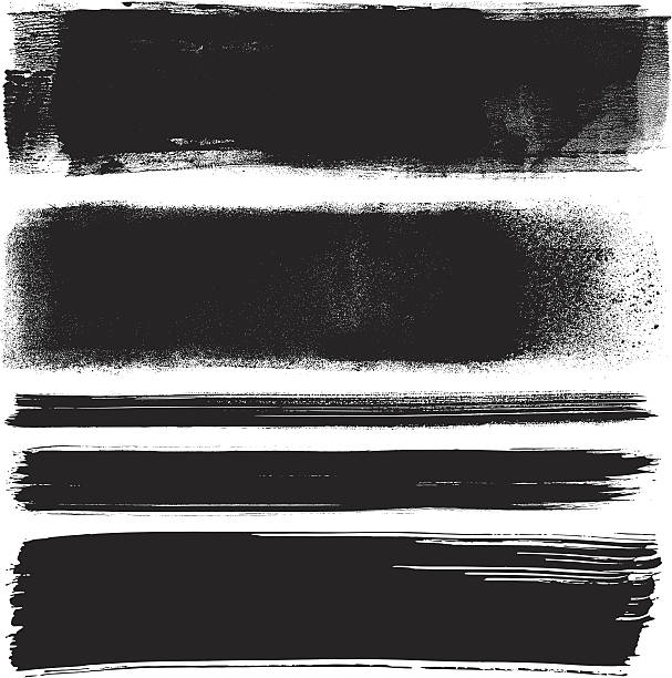 grunge design-elemente - schwarz farbe stock-grafiken, -clipart, -cartoons und -symbole