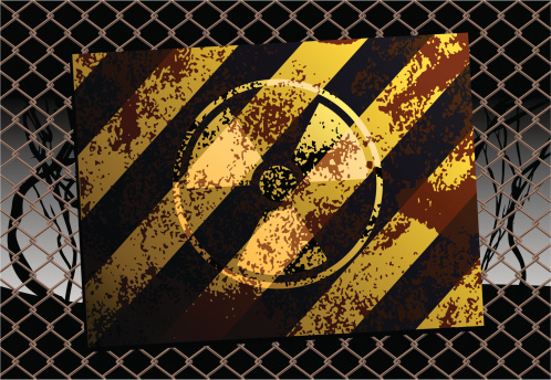 Grunge Radioactive Danger Sign