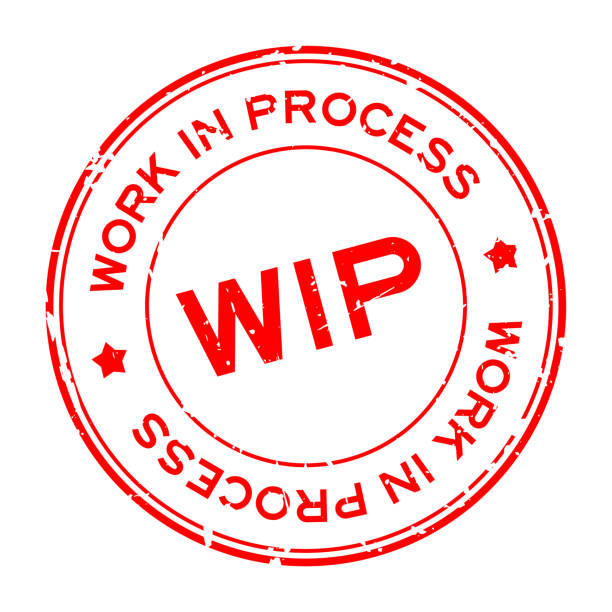 grunge-red-wip-work-in-process-word-roun