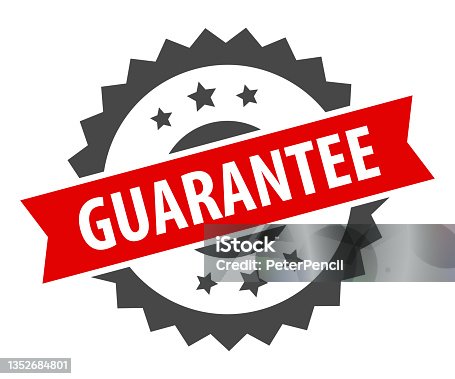 istock Guarantee - Stamp, Imprint, Seal Template. Grunge Effect. Vector Stock Illustration 1352684801