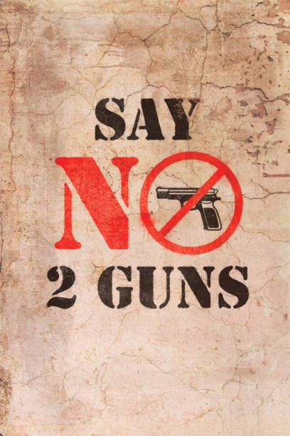 gun насилие плакат gang полиции стрельба огнестрельное оружие stencil граффити искусства - gun violence stock illustrations