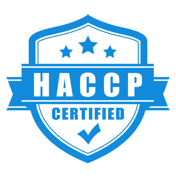ilustrações de stock, clip art, desenhos animados e ícones de haccp certified vector icon - haccp