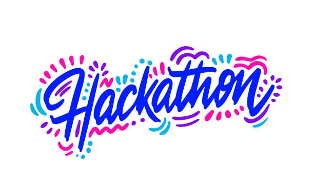 Hackathon hand drawn vector word, Hand sketched lettering typography. Hand drawn lettering sign. Badge, icon, banner, tag, illustration Hackathon hand drawn vector word, Hand sketched lettering typography. Hand drawn lettering sign. Badge, icon, banner, tag, illustration hackathon stock illustrations