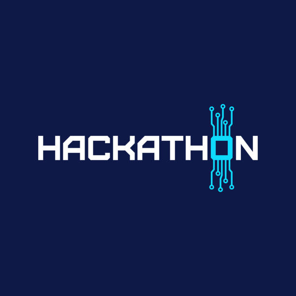 Hackathon Logo Vector illustration hackathon stock illustrations