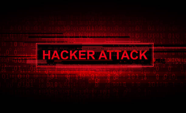 Hacker Attack vector art illustration