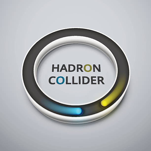 Hadron collider Abstract hadron collider. Illustration contains transparency and blending effects, eps 10 large hadron collider stock illustrations