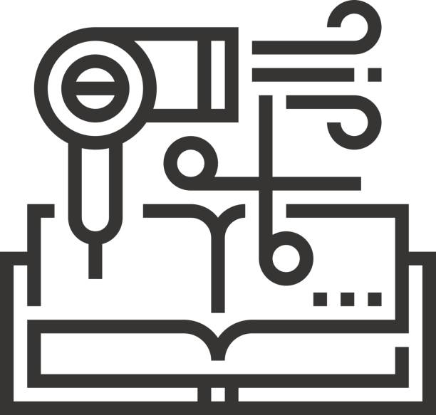 Hairdresser School Icon Stock Vector Art 806857544 Istock