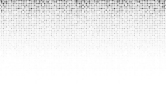 Black and white half tone dots gradient vector illustration background