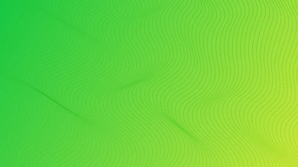полутонный градиентный фон с точками - зелёный цвет stock illustrations