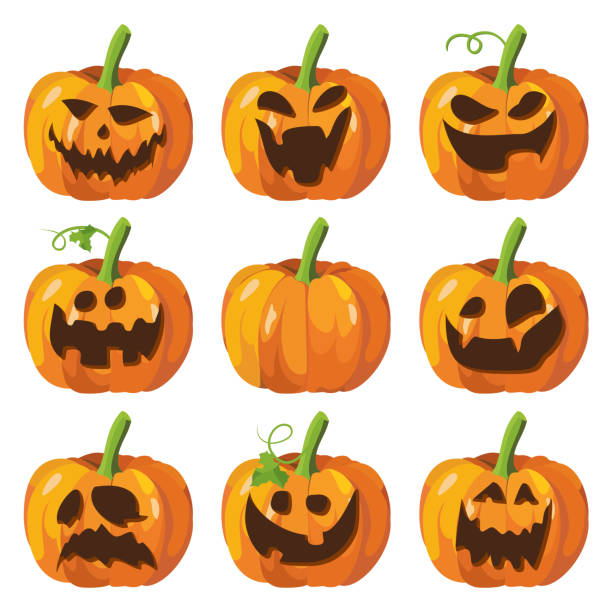 Best Pumpkin Carving Illustrations, Royalty-Free Vector Graphics & Clip ...