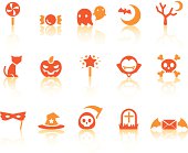 Halloween  features related vector icons for your design and application.