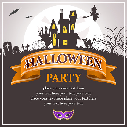 Halloween Invitation Stock Illustration - Download Image Now - iStock