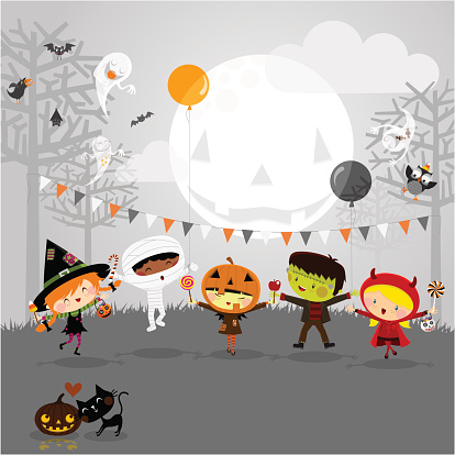 Halloween party and kids costumes