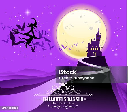 istock halloween party sign 492011040
