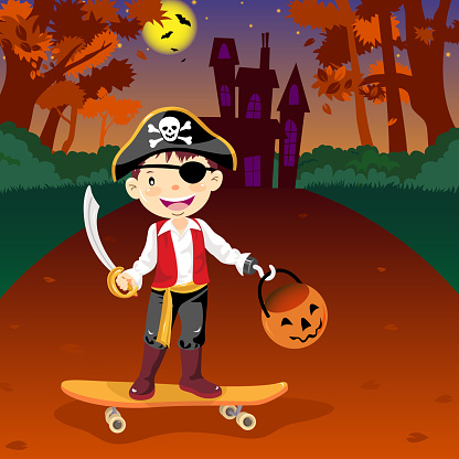 Halloween pirate costume