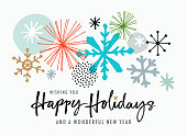istock Hand Drawn Christmas-Holiday Greeting Card 1172596356