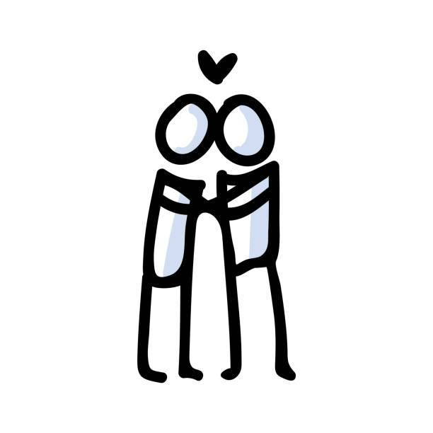 Hand Drawn Romantic Stick Figure Couple. Concept of Love Relationship. Simple Icon Motif for Dating App Pictogram. Heart, Romance, Valentines Day, Anniversary Bujo Illustration. Hand Drawn Romantic Stick Figure Couple. Concept of Love Relationship. Simple Icon Motif for Dating App Pictogram. Heart, Romance, Valentines Day, Anniversary Bujo Illustration. date night stock illustrations