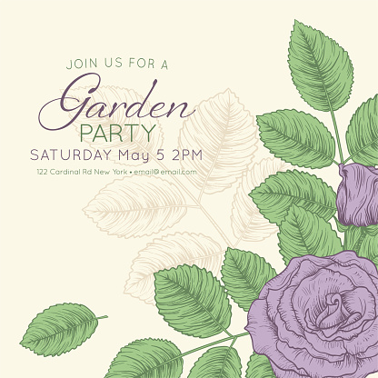 Hand Drawn Roses Border Stock Illustration - Download Image Now - iStock