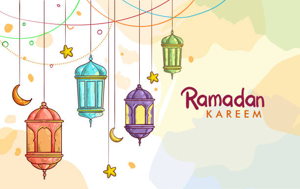 196 Mubarak Ramadan Drawing Illustrations Clip Art Istock