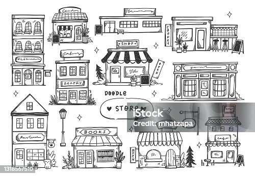 istock hand drawn store front 1318567510