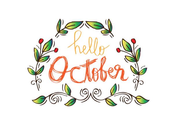 Image result for hello october clip art
