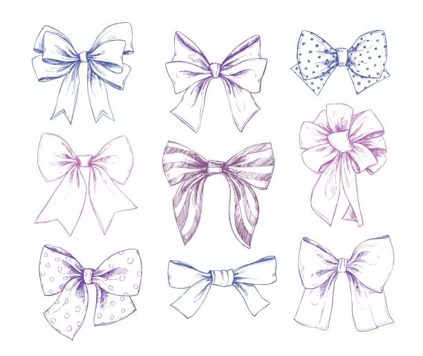 Homemade Hair Bows Illustrations Royalty Free Vector Graphics
