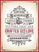 A hand drawn vintage poster template. EPS 10 file, no transparencies, layered & grouped, 