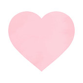 istock Hand Drawn Watercolor Pİnk Heart Isolated on White. Design Element for Valentine's Day, Mother's Day Greeting Cards and Labels. Abstract Background with Pink Brush Stroke. 1405686772